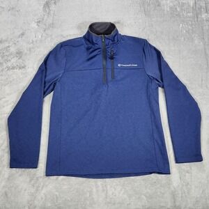 Vineyard Vines Pullover Mens Small Blue OTG On-The-Go Shep Shirt 1/4 Zip